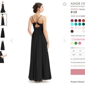 Azazie Dresses - Azazie Cora - Black Azazie Dresses - Azazie Cora - Black